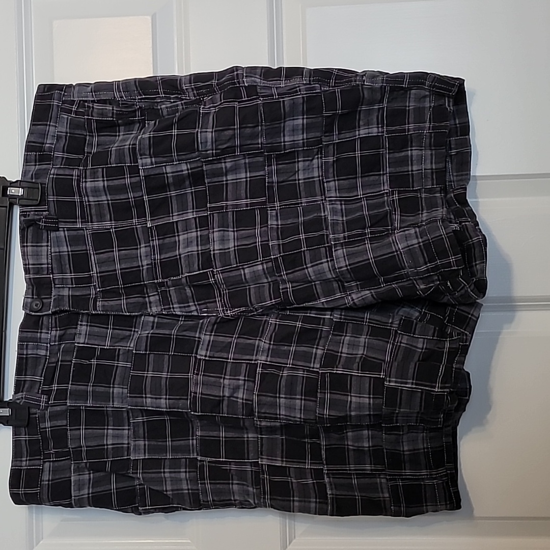 Chaps Patchwork Plaid Shorts